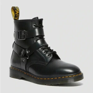 Unisex Dr. Martens Cristofor Leather Harness Lace Up Boots - Sold Out